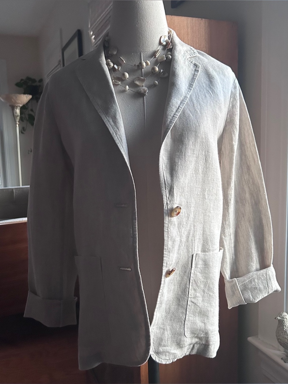 Faherty 100% Linen Jacket - Picture 3 of 8